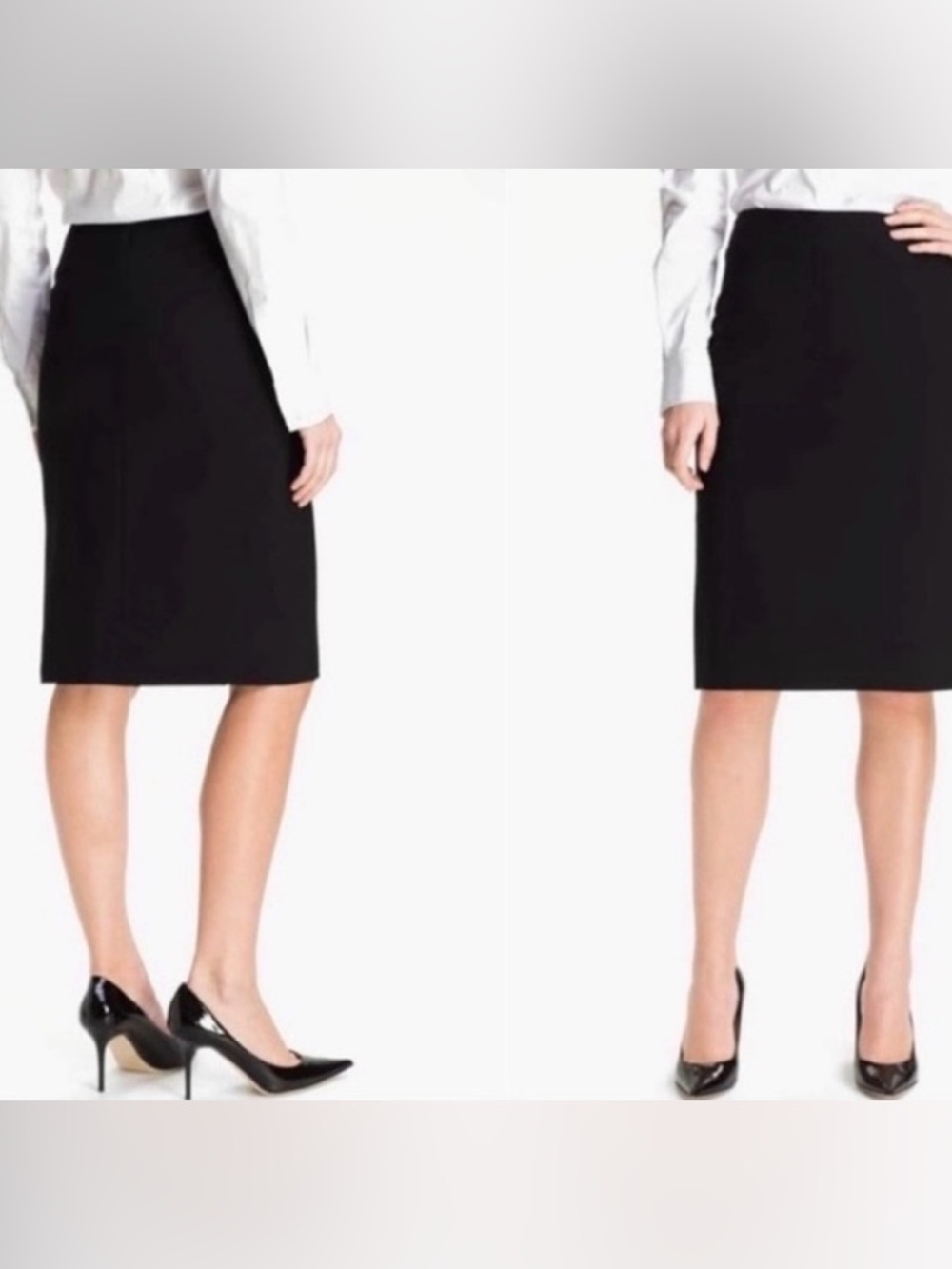 NWT Theory Golda Black Suit Pencil Skirt 6